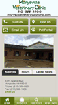 Mobile Screenshot of marysvilleveterinaryclinic.com